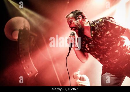 Oslo, Norvège. 24th, août 2022. Le groupe de rock américain Clutch joue un concert au Sentrum Scene d'Oslo. Ici, le chanteur Neil Fallon est vu en direct sur scène. (Crédit photo: Gonzales photo - Terje Dokken). Banque D'Images