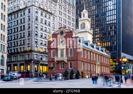 Boston Downtown Financial District Massachusetts, Nouvelle-Angleterre, États-Unis Banque D'Images