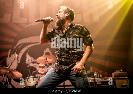 Oslo, Norvège. 24th, août 2022. Le groupe de rock américain Clutch joue un concert au Sentrum Scene d'Oslo. Ici, le chanteur Neil Fallon est vu en direct sur scène. (Crédit photo: Gonzales photo - Terje Dokken). Banque D'Images