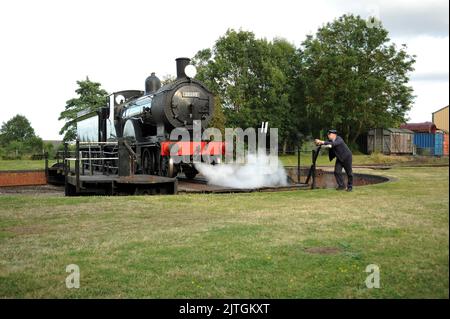 '30120' (fonctionnant comme '30289') sur la plaque tournante au centre ferroviaire de Didcot. Banque D'Images