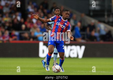 Londres, Royaume-Uni. 30th août 2022. Cheick Doucour #28 de Crystal Palace en action. À Londres, Royaume-Uni le 8/30/2022. (Photo de Carlton Myrie/News Images/Sipa USA) crédit: SIPA USA/Alay Live News Banque D'Images