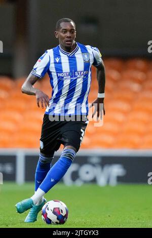 Bradford, Royaume-Uni. 30th août 2022. Jaden Brown #3 de Sheffield mercredi à Bradford, Royaume-Uni le 8/30/2022. (Photo de Steve Flynn/News Images/Sipa USA) crédit: SIPA USA/Alay Live News Banque D'Images