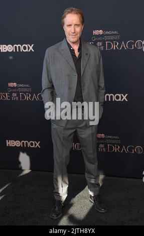 Rhys Ifans arrivant à la première « Maison du Dragon » d’HBO au musée de l’Académie sur 27 juillet 2022 à Los Angeles, CA. © OConnor/AFF-USA.com Banque D'Images