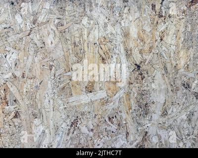 Ancienne texture de bagasse naturelle compressée et sale pour l'arrière-plan. Texture et fond de contreplaqué de bagasse ou de panneau de particules de bagasse (Plain) pour utilisation Banque D'Images