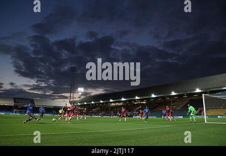 Peterborough, Royaume-Uni. 30th août 2022. Action générale au stade Peterborough United v Stevenage, match de Trophée EFL Papa John's, au stade Weston Homes, Peterborough, Cambridgeshire. Crédit : Paul Marriott/Alay Live News Banque D'Images