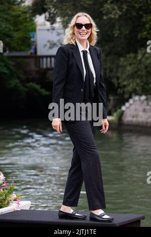 Nina Hoss arrive à l'Excelsior Hotel Peer lors du Festival International du film de Venise 79th, à 31 août 2022, à Venise, en Italie. Photo de Marco Piovanotto/ABACAPRESS.COM Banque D'Images