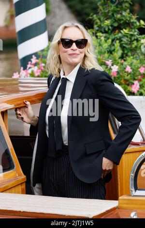 Nina Hoss arrive à l'Excelsior Hotel Peer lors du Festival International du film de Venise 79th, à 31 août 2022, à Venise, en Italie. Photo de Marco Piovanotto/ABACAPRESS.COM Banque D'Images