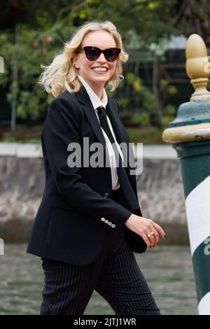 Nina Hoss arrive à l'Excelsior Hotel Peer lors du Festival International du film de Venise 79th, à 31 août 2022, à Venise, en Italie. Photo de Marco Piovanotto/ABACAPRESS.COM Banque D'Images