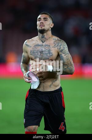 Southampton, Angleterre, le 30th août 2022. Lyanco de Southampton lors du match de la première Ligue au stade St Mary's, Southampton. Le crédit photo devrait se lire: David Klein / Sportimage Banque D'Images