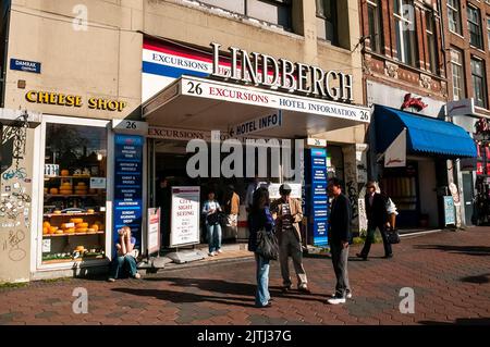 Lindbergh Travel, la boutique la plus populaire pour les visites touristiques, les billets et les attractions d'Amsterdam, pays-Bas Banque D'Images
