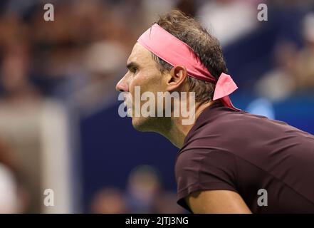 New York, Etats-Unis, 31/08/2022, Rafael Nadal d'Espagne pendant le jour 2 de l'US Open 2022, 4th Grand tournoi de tennis de la saison sur 30 août 2022 au Centre national de tennis de l'USTA à New York, Etats-Unis - photo Jean Catuffe / DPPI Banque D'Images