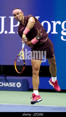 New York, Etats-Unis, 31/08/2022, Rafael Nadal d'Espagne pendant le jour 2 de l'US Open 2022, 4th Grand tournoi de tennis de la saison sur 30 août 2022 au Centre national de tennis de l'USTA à New York, Etats-Unis - photo Jean Catuffe / DPPI Banque D'Images