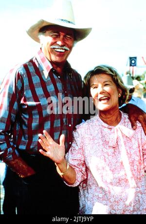 Dallas, USA 1978 - Fernsehserie, 1991, acteurs : Howard Keel, Barbara Bel Geddes Banque D'Images