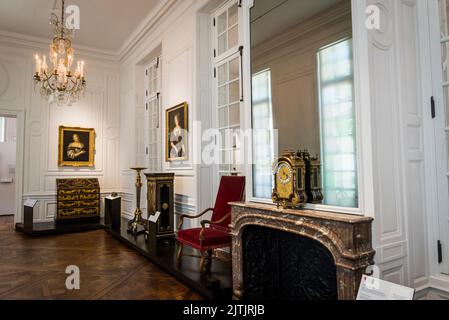 Salle Madame de Sévigne, Musée Carnavalet, musée dédié à l'histoire de la ville, situé dans le quartier du Marais, Paris, France Banque D'Images