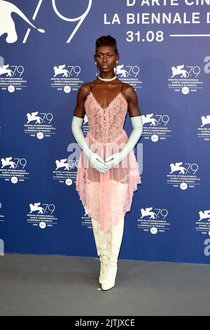 Venise, Italie. 31st août 2022. 79th Festival du film de Venise 2022, giorno 1   Photocall del film nez blanc en photo: Jodie Turner-Smith crédit: Agence de photo indépendante/Alamy Live News Banque D'Images