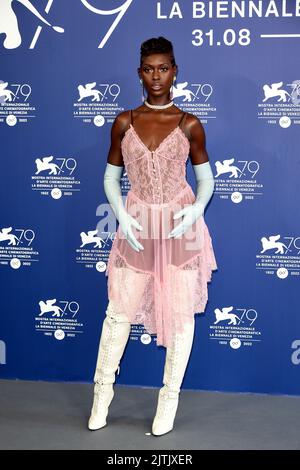 Venise, Italie. 31st août 2022. 79th Festival du film de Venise 2022, giorno 1   Photocall del film nez blanc en photo: Jodie Turner-Smith crédit: Agence de photo indépendante/Alamy Live News Banque D'Images