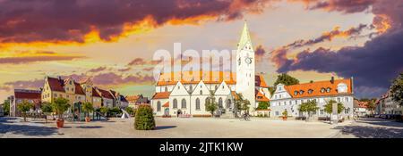 Place Saint Mang, Kempten, Allemagne Banque D'Images