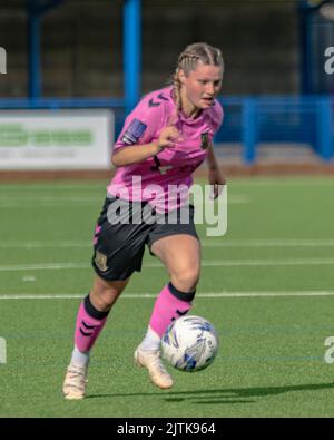 Leek Town Ladies v Northampton Town Women - FA Womens National League Division One Midlands - 28 août 2022 Leek,Royaume-Uni:Northampton Town Ladi Banque D'Images