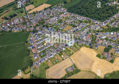 Vue aérienne, ville, quartier Becklem, Henichenburg, Castrop-Rauxel, région de la Ruhr, Rhénanie-du-Nord-Westphalie, Allemagne, DE, Europe, taxe foncière, Immobili Banque D'Images