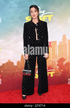 Natasha Liu Bordigo arrivant à la première de Netflix "Day Shift" à Los Angeles dans les cinémas Regal LA Live on 10 août 2022 à Los Angeles, CA. © OConnor/AFF-USA.com Banque D'Images