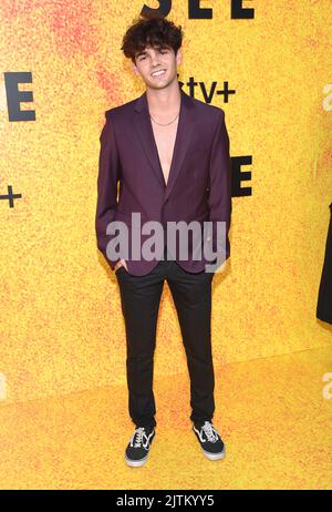 Jake Clark arrive à la première saison 3 de Apple TV+ 'See' au théâtre de la Guilde des réalisateurs de l'Amérique sur 23 août 2022 à Hollywood Ouest, CA. © OConnor/AFF-USA.com Banque D'Images