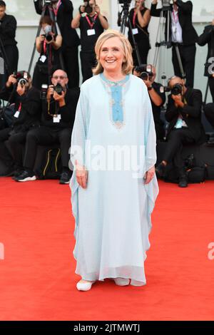 Venise, Italie. 31st août 2022. Hillary Clinton assiste au « bruit blanc » et à la cérémonie d'ouverture du tapis rouge au Festival international du film de Venise 79th sur 31 août 2022 à Venise, en Italie. ( Credit: SIPA USA/Alamy Live News Banque D'Images