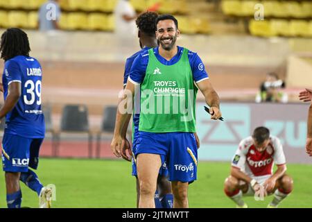 Monaco, France. 31st août 2022. Adil Rami - COMME Monaco contre Troyes à Monaco, France, sur 31 août 2022. 31/08/2022-Paris, FRANCE. (Photo de Lionel Urman/Sipa USA) crédit: SIPA USA/Alay Live News Banque D'Images