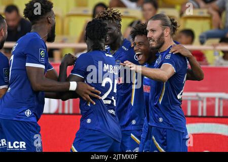 Monaco, France. 31st août 2022. Wilson Odobert - COMME Monaco contre Troyes à Monaco, France, sur 31 août 2022. 31/08/2022-Paris, FRANCE. (Photo de Lionel Urman/Sipa USA) crédit: SIPA USA/Alay Live News Banque D'Images