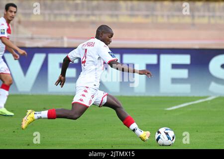 Monaco, France. 31st août 2022. Mohamed Camara - COMME Monaco contre Troyes à Monaco, France, sur 31 août 2022. 31/08/2022-Monaco, FRANCE. (Photo de Lionel Urman/Sipa USA) crédit: SIPA USA/Alay Live News Banque D'Images