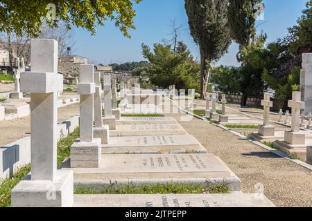 Berg Sion und Klagemauer à Jérusalem, Israël Banque D'Images