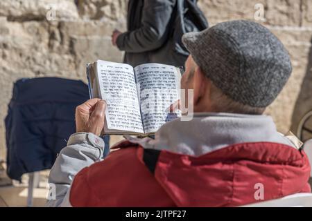 Berg Sion und Klagemauer à Jérusalem, Israël Banque D'Images