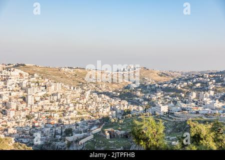 Berg Sion und Klagemauer à Jérusalem, Israël Banque D'Images