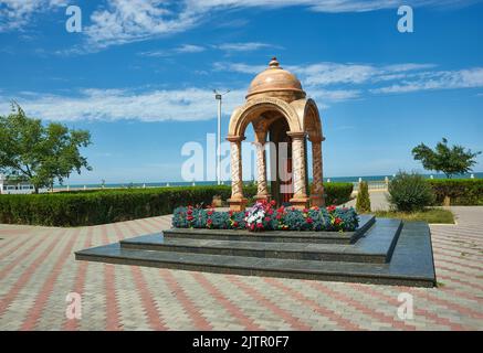 Kaspiysk, ville de la République du Daghestan, en Russie, située sur la mer Caspienne Banque D'Images