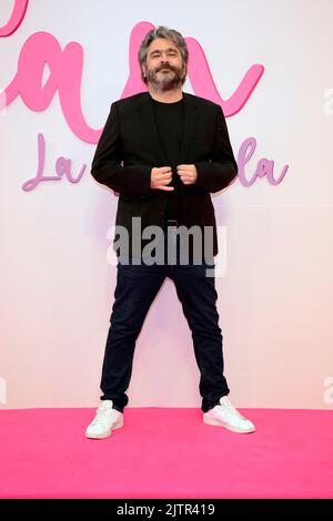 Mexico, Mexique. 31st août 2022. Martin Altomaro pose pour des photos pendant le tapis rose de la première du film «˜Soy tu Fan » au Cinepolis Plaza Universidad. On 31 août 2022 à Mexico, Mexique. (Image de crédit : © Jorge Gonzalez Eyepix Group/eyepix via ZUMA Press Wire) Banque D'Images