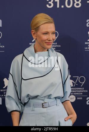 Venise, Italie, 1st septembre 2022, Cate Blanchett au photocall pour le film Tar au Festival du film de Venise 79th en Italie. Credit: Doreen Kennedy/Alamy Live News Banque D'Images