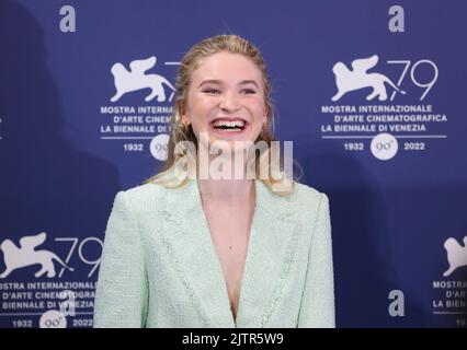 Venise, Italie, 1st septembre 2022, Sophie Kauer au photocall pour le film Tar au Festival du film de Venise 79th en Italie. Credit: Doreen Kennedy/Alamy Live News Banque D'Images