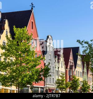 Vieille ville pittoresque de Mindelheim à Unterallgäu Banque D'Images