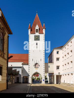 Vieille ville pittoresque de Mindelheim à Unterallgäu Banque D'Images