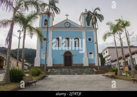 Église notre Dame de la Miséricorde à Rio Claro à Rio de Janeiro, Brésil - 4 janvier 2015 : une belle église construite par des esclaves au XVIIIe siècle située à t Banque D'Images