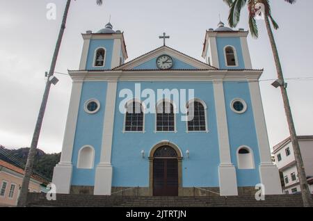 Église notre Dame de la Miséricorde à Rio Claro à Rio de Janeiro, Brésil - 4 janvier 2015 : une belle église construite par des esclaves au XVIIIe siècle située à t Banque D'Images