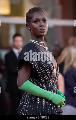 Venise, Italie. 01st septembre 2022. Jodie Turner-Smith assiste à la « White Noise » et à la cérémonie d'ouverture du tapis rouge au Festival international du film de Venise 79th sur 31 août 2022 à Venise, en Italie. Photo: Paolo Cotello/imageSPACE crédit: Imagespace/Alamy Live News Banque D'Images