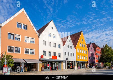 Market Panorama, Neumarkt in der Oberpfalz, Germany Banque D'Images