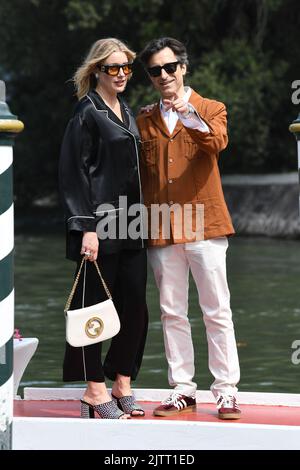 Venise, Italie. 01st septembre 2022. GRETA Gerwig a vu arriver à l'embarcadère de l'Excelsior lors du Festival international du film de Venise de 79th à 01 septembre 2022, à Venise, en Italie. ( Credit: SIPA USA/Alamy Live News Banque D'Images