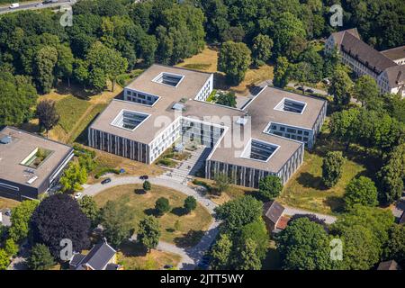 Vue aérienne, LWL Clinic Dortmund - Psychiatrie adulte, Aplerbeck, Dortmund, région de la Ruhr, Rhénanie-du-Nord-Westphalie, Allemagne, DE, Europe, Santé, Hôpital Banque D'Images