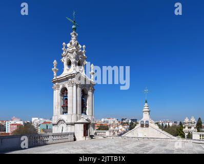 Clocher de Basílica da Estrela, Lisbonne Banque D'Images