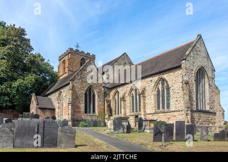 Église paroissiale de Saint-Pierre, Mancetter Road, Mancetter, Warwickshire, Angleterre, Royaume-Uni Banque D'Images