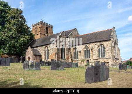 Église paroissiale de Saint-Pierre, Mancetter Road, Mancetter, Warwickshire, Angleterre, Royaume-Uni Banque D'Images