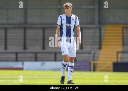 Hednesford, Royaume-Uni. 01st septembre 2022. Josh Shaw de West Bromwich Albion pendant le match à Hednesford, Royaume-Uni, le 9/1/2022. (Photo de Gareth Evans/News Images/Sipa USA) Credit: SIPA USA/Alay Live News Banque D'Images