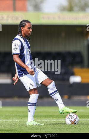 Hednesford, Royaume-Uni. 01st septembre 2022. Rico Richards de West Bromwich Albion pendant le jeu crédit: News Images LTD/Alay Live News Banque D'Images