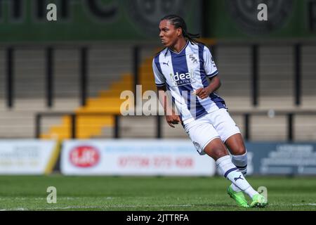 Hednesford, Royaume-Uni. 01st septembre 2022. Rico Richards de West Bromwich Albion pendant le match à Hednesford, Royaume-Uni, le 9/1/2022. (Photo de Gareth Evans/News Images/Sipa USA) Credit: SIPA USA/Alay Live News Banque D'Images